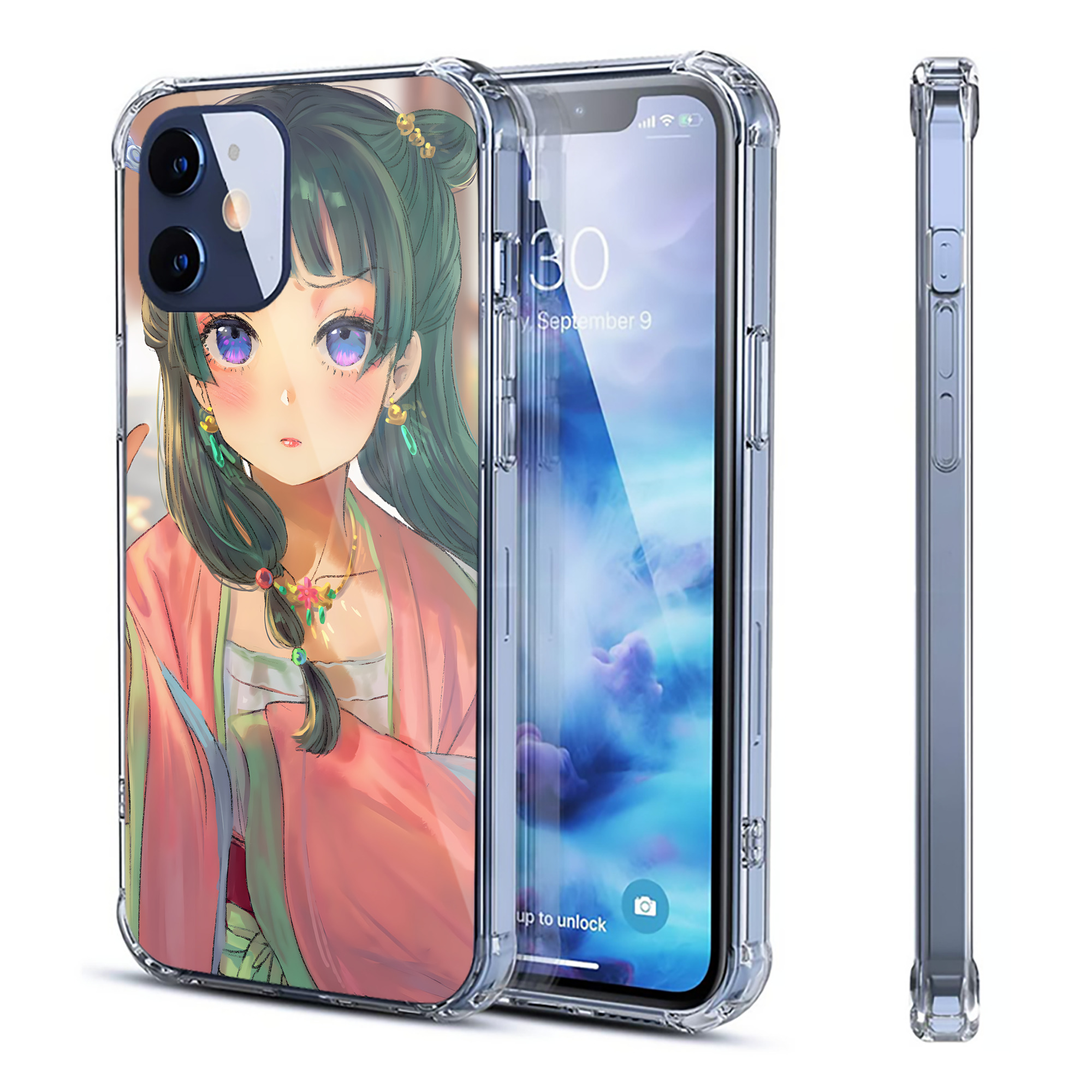 （画像用） 薬屋のひとりごと The Apothecary Diaries 【iPhone 12シリーズ対応】透明スマホケース（クリアソフトケース）